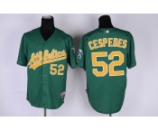 mlb jerseys oakland athletics #52 yoenis cespedes green
