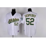 mlb jerseys oakland athletics #52 yoenis cespedes white
