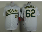 mlb jerseys oakland athletics #62 doolittle white