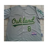 mlb jerseys oakland athletics #8 suzuki grey