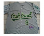 mlb jerseys oakland athletics #8 suzuki grey