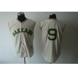 mlb jerseys oakland athletics #9 jackson m&n cream 1968