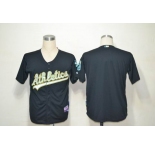 mlb jerseys oakland athletics blank black (Cool Base)