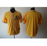 mlb jerseys oakland athletics blank yellow