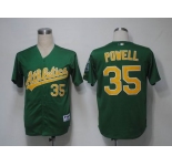 mlb oakland athletics #35 powell green