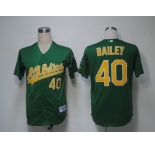 mlb oakland athletics #40 bailey green