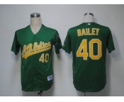 mlb oakland athletics #40 bailey green