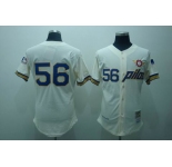 mlb seattle pilots #56 bouton cream