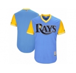 Men's 2017 Little League World Series Tampa Bay Rays Light Blue Jersey