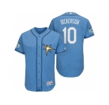 Men's Tampa Bay Rays #10 Corey Dickerson 2017 Spring Training Flex Base Authentic Collection Stitched Baseball Jersey
