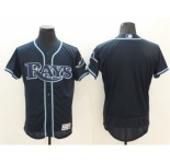 Men's Tampa Bay Rays Blank Majestic Navy Blue Flexbase Authentic Collection Team Jersey
