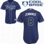 mlb Tampa Bay Rays #8 Jennings Blue(cool base)