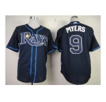 mlb jerseys tampa bay rays #9 myers dk.blue