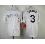 mlb jerseys colorado rockies #3 cuddyer white[purple stripe]