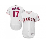 Los Angeles Angels Of Anaheim #17 Shohei Ohtani White Flexbase Authentic Collection Stitched MLB Jersey