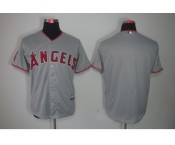 MLB Jerseys Los Angeles Angels Blank Grey Jerseys