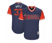 Men's 2017 Little League World Series Angels #37 Andrew Bailey Bails Navy Jersey