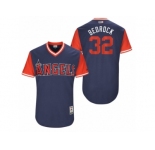 Men's 2017 Little League World Series Angels Cam Bedrosian #32 Bedrock Navy Jersey