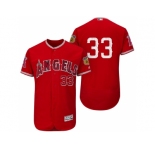 Men's Los Angeles Angels Of Anaheim #30 C.J. Wilson 2017 Spring Training Flex Base Authentic Collection Stitched Baseball Jersey