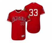 Men's Los Angeles Angels Of Anaheim #30 C.J. Wilson 2017 Spring Training Flex Base Authentic Collection Stitched Baseball Jersey
