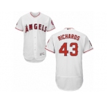 Men's Majestic Los Angeles Angels of Anaheim #43 Garrett Richards White Flexbase Authentic Collection MLB Jersey