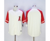 mlb jerseys los angeles angels blank cream[2016 new]