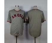 mlb jerseys los angeles angels blank grey[1965 m&n]