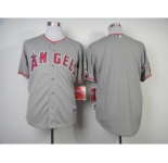 mlb jerseys los angeles angels blank grey