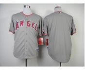 mlb jerseys los angeles angels blank grey