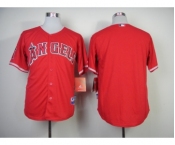 mlb jerseys los angeles angels blank red
