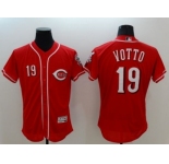Cincinnati Reds #19 Joey Votto Red Flexbase Authentic Collection Stitched MLB Jersey