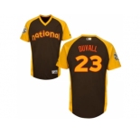 Cincinnati Reds #23 Adam Duvall Brown Flexbase Authentic Collection 2016 All-Star National League Stitched Baseball Jersey
