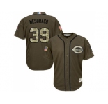 Cincinnati Reds #39 Devin Mesoraco Green Salute to Service Stitched MLB Jersey