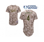 Cincinnati Reds #4 Scooter Gennett Replica Camo Alternate Cool Base MLB Jersey