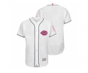 Cincinnati Reds White Home 2016 Mother's Day Flex Base Jersey