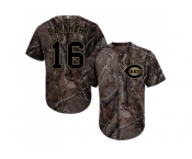 Men Cincinnati Reds #16 Tucker Barnhart Camo Realtree Collection Cool Base Stitched MLB Jersey