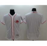 Men Cincinnati Reds Blank Majestic White Flexbase Authentic Collection Team Jersey