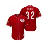 Men's Cincinnati Reds #32 Jay Bruce 2017 Spring Training Cool Base Stitched MLB Jersey