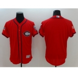 Men's Cincinnati Reds Blank Majestic Scarlet Fashion Stars & Stripes Flex Base Jersey