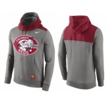 Men's Cincinnati Reds Nike Gray Cooperstown Collection Hybrid Pullover Hoodie