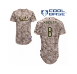 Men's Majestic Cincinnati Reds #8 Joe Morgan Replica Camo Alternate Cool Base MLB Jersey
