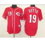 Mlb Cincinnati Reds #19 votto Red[cool base]