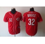 mlb Cincinnati Reds #32 Bruce Red[cool base]