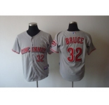mlb Cincinnati Reds #32 Bruce grey[cool base]