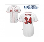mlb jerseys cincinnati reds #34 bailey white