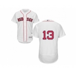 Boston Red Sox #13 Hanley Ramirez White Flexbase Authentic Collection Stitched Baseball Jersey