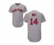 Boston Red Sox #14 Jim Rice Grey Flexbase Authentic Collection Stitched Baseball Jersey