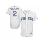 Boston Red Sox #2 Xander Bogaerts White Flexbase Authentic Collection 2016 Father's Day Stitched Baseball Jersey