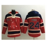 Boston Red Sox #24 David Price Red Sawyer Hooded Sweatshirt MLB Hoodie
