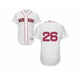 Boston Red Sox #26 Wade Boggs White Flexbase Authentic Collection Stitched Baseball Jersey
